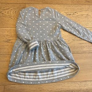 Reversible Long-Sleeve Gray Dress by Primary